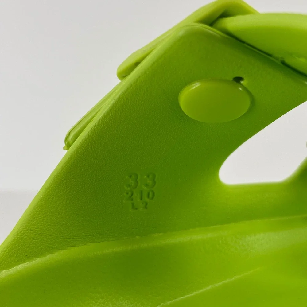 Birkenstock Arizona EVA Kids Size 33 US 2 Active Lime Green Waterproof Sandals